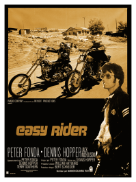Easy Rider en dos Colores Póster