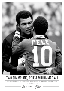 Mohamed Alí y Pelé, 1977
