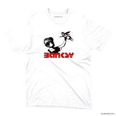 Camiseta Banksy, Super Hero