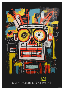 Basquiat, Skull II gran formato