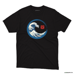 Camiseta Hokusai, La gran ola de Kanagawa