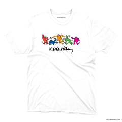 Camiseta Keith Haring, Dancing