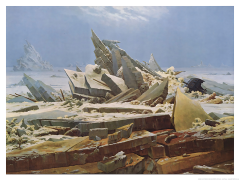 Caspar Friedrich, el mar de hielo