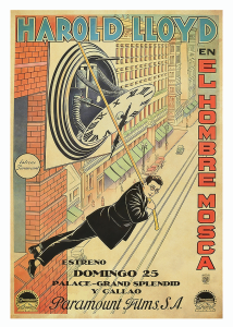 El hombre mosca, gran formato