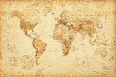 Mapa del Mundo Vintage