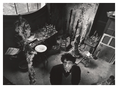 Giacometti por Robert Doisneau