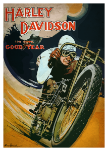 Harley Davidson & Good Year gran formato