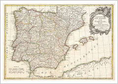 Mapa de España Antiguo