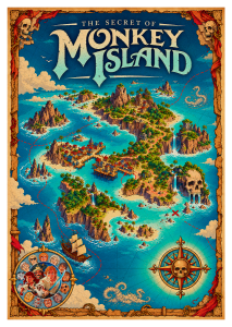 The Secret of Monkey Island, mapa