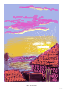 David Hockney, paisaje gran formato