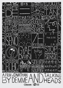 Talking Heads, Stop making sense gran formato